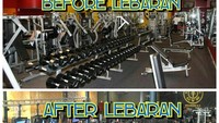 Meme satu ini sepertinya akan booming saat masa lebaran. Ketika sebelum lebaran terlihat tempat gym sangat sepi, namun saat setelah lebaran malah ramai. Karena banyak orang yang naik berat badan saat lebaran. Foto: Instagram