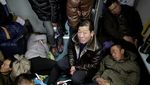 Foto: Begini Kalau Penduduk China Mudik Imlek Bersama