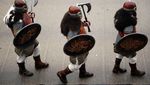 Foto: Serunya Perayaan Viking di Skotlandia