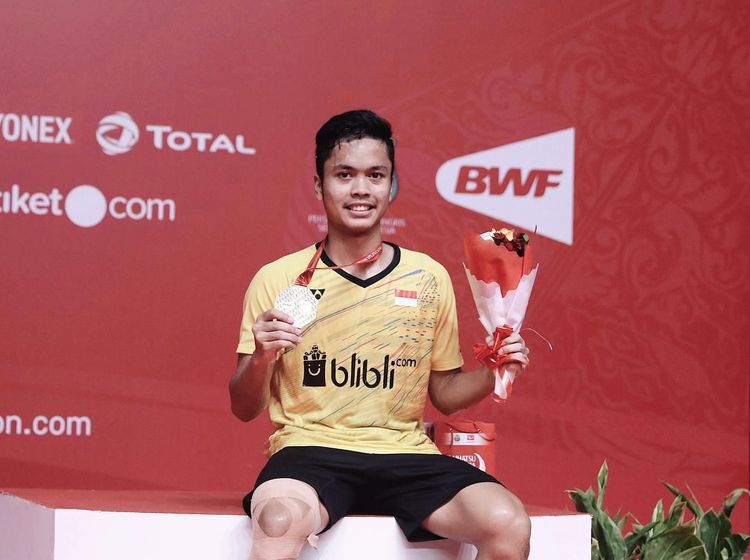 Foto: Gaya Hidup Sehat Anthony Ginting, Juara Indonesia Masters 2018