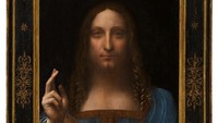 Leonardo Da Vinci membuat mahakarya yang tak terbantahkan yakni Salvator Mundi yang juga menjadi penemuan terbesar di abad ke-21. Lukisan tersebut berhasil dibeli oleh pemerintah Uni Emirates Arab dengan harga Rp 6,42 triliun. (Dok. Christies)