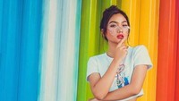 Pose seksinya kala menjadi model. (Dok. Instagram/lalamarionmj)