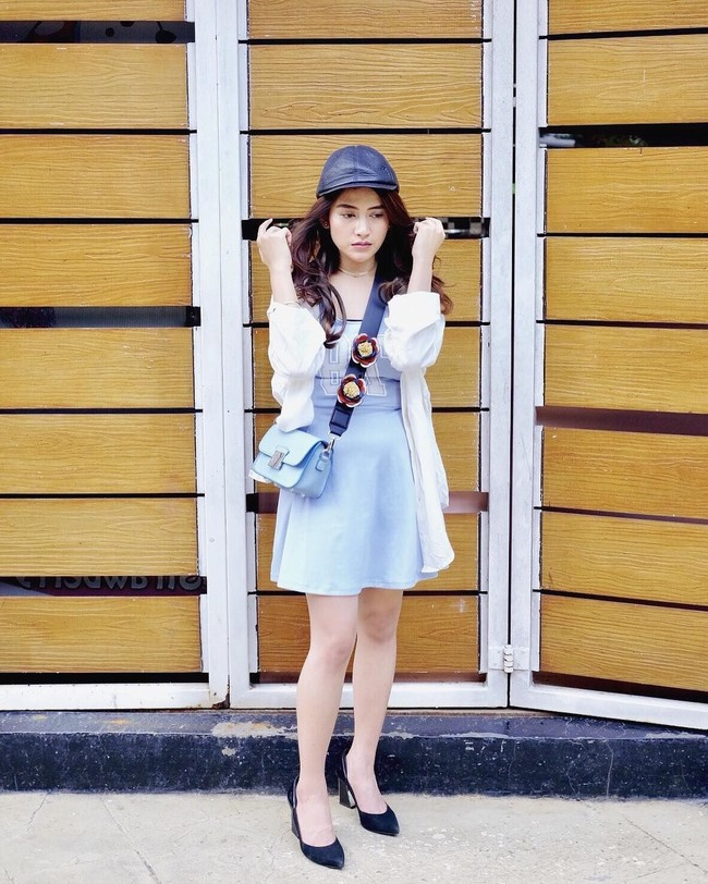 Selain dikenal sebagai pemain futsal, Nadie juga menekuni dunia modelling. Foto: Instagram