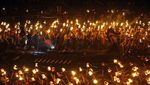 Foto: Serunya Perayaan Viking di Skotlandia