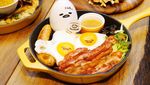 Bikin Gemes! 10 Tampilan Makanan Bertema si Telur Pemalas di Kafe Gudetama