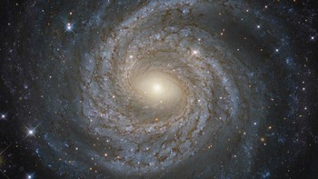 Memiliki nama resmi NGC 123, galaksi ini juga dikenal dengan sebutan Galaksi Spiral Agung. Foto: NASA