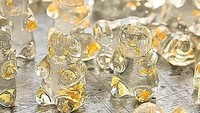 Unik dan mewah. Jelly bentuk beruang ini terbuat dari champagne yang diolah dengan emas lalu dicetak dan diolah dengan teknik khusus. Cara baru menikmati champagne. Foto: Istimewa
