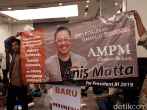 Baliho Anis Matta dan Jurus Sekali Dayung PKS Jelang Pilpres