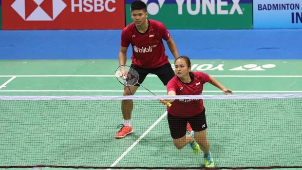 Praveen/Melati akan bertemu ganda campuran Thailand di final All England 2020. (