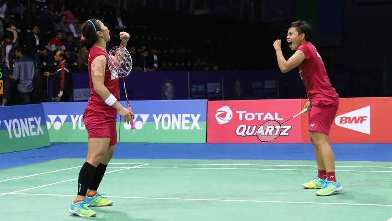 Kalahkan Unggulan Pertama, Greysia/Apriyani Lolos ke Final Kalahkan Unggulan Pertama, Greysia/Apriyani Lolos ke Final