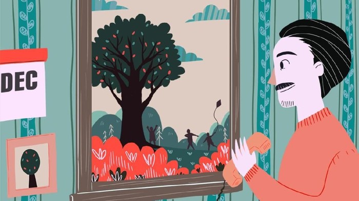 Dari Jendela di Cuaca yang Sempurna