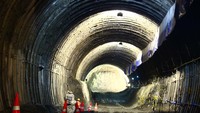 View tunnel, target operasi tunnel pada awal tahun 2019 sehingga mendukung akses jalur ganda kereta api Purwokerto-Kroya. Dok. PT PP (Persero)