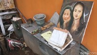 Satu lukisan karya Dwi yang ada di Taman Sumenep, Menteng.