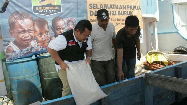 Bantuan Makanan Terus Mengalir untuk Korban Gizi Buruk di Asmat