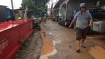 Foto: Lokasi Crane yang Ambruk di Jatinegara