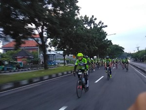 Di Bawah Naungan Cuaca Berawan, GFNY Bali 2018 Dimulai