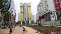 Rusun tersebut terdiri dari 10 tower dengan jumlah unit sebanyak 7.424.