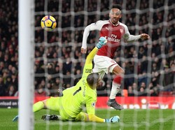 2. Pierre-Emerick Aubameyang: Dortmund ke Arsenal, 55 juta paun atau sekitar Rp 1,06 triliun (musim dingin 2018). Foto: Tony Obrien / Action Images via Reuters