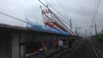 Foto: Lokasi Crane yang Ambruk di Jatinegara