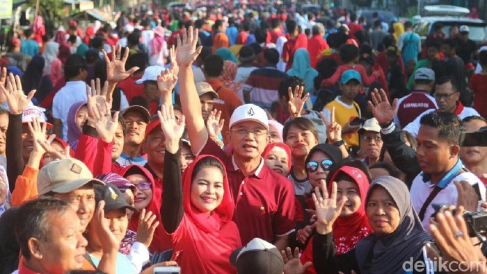 Di Ngawi, Puti Guntur Janji akan Lindungi Pasar Tradisional
