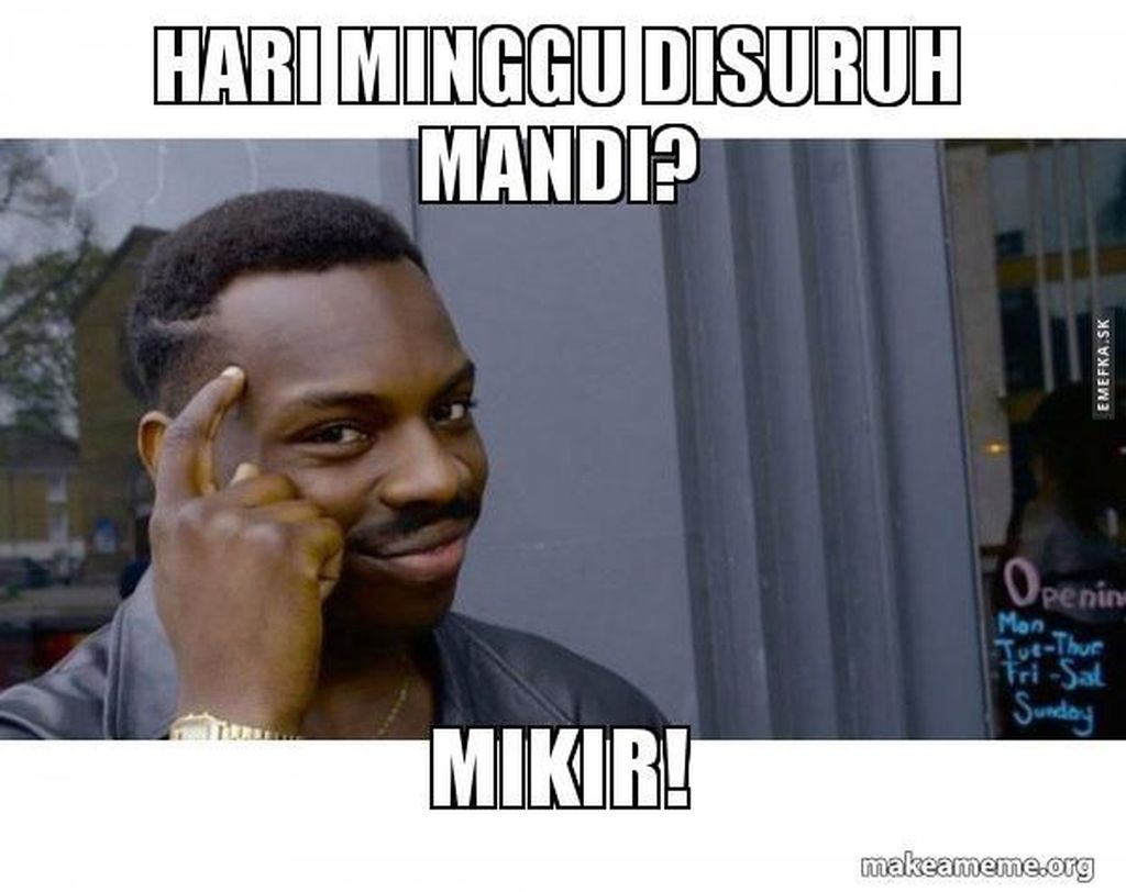 Kumpulan Meme Kocak Bermalas Malasan Di Hari Minggu Foto 5