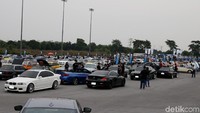 Pantauan detikOto di lokasi, semakin malam acara Bimmer Meet ini semakin ramai.