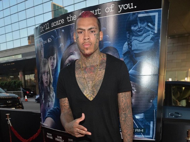 Di 2015, rapper InkMonstarr mengaku pacaran dengan Kylie Jenner.  Foto: Getty Images