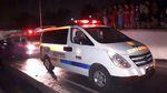 Susah Payah Evakuasi Mobil Tertimpa Longsor Tembok Jl Bandara Soetta