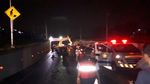 Susah Payah Evakuasi Mobil Tertimpa Longsor Tembok Jl Bandara Soetta