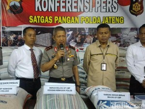 Beras OP Jadi Beras Premium, Distributor di Cilacap Dibekuk