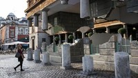 Struktur bangunan terbuat dari bahan polystyrene CNC-cut ringan yang dibentuk semirip mungkin dengan tekstur tembok dan disusun seperti puzzle. Istimewa/Coventgarden.