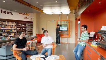 Ruang meeting bertema supermarket. Foto: Google