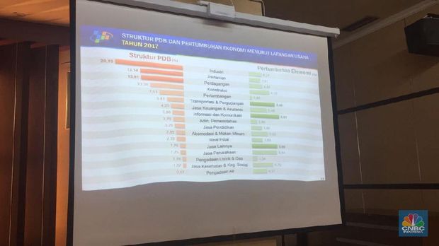 Pertumbuhan Ekonomi Indonesia Triwulan IV-2017 Capai 5,19%