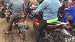 Penampakan Macet Parah di Jalan MT Haryono Arah Semanggi