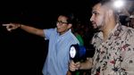 Aksi Sandiaga Tinjau Lokasi Banjir di Kampung Arus