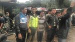 Penampakan Longsor di Rel KA Cigombong Bogor Timpa Rumah Warga
