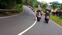 Kegiatan ini menjadi wujud kecintaan para pecinta Honda PCX terhadap berbagai destinasi wisata yang khas dari setiap daerah sekaligus memperkuat persaudaraan sesama bikers Honda. Pool/AHM.