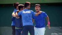 Di partai keempat, Indonesia mengutus David lagi. Kali ini, David dikalahkan Alberto Lim dengan skor 3-6, 4-6. Kekalahan itu sudah memastikan terhentinya langkah Indonesia di babak pertama. Dalam laga tak menentukan, Anthony Susanto juga tak bisa bicara banyak. Dia dikalahkan John Bryan Decasa Otico dengan skor 3-6, 3-6.