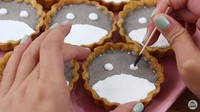 Ini dia proses pembuatan Totoro Tarts yang lucu dan menggemaskan. Foto: Istimewa