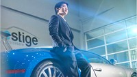 Seeing the Bugatti Veyron at @PrestigeMotorcars made me remember the best advice my dad ever gave me in life. That is to persevere in the face of adversity, be a principled man and to always have your dreams in sight in every situation. Thus, the Veyron is now, a dream of mine,” ujar Nicholas Sean Purnama dalam akun media sosial miliknya. Foto: dok. Instagram (@nachoseann)