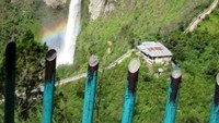Tak hanya air terjunnya yang cantik, selama perjalanan menuju lokasi air terjun kamu akan dibuat kagum oleh landcap Tanah Karo ini. Rudi Chandra/dTraveler)