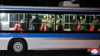 Ini adalah penampakan kereta tanpa rel yang dijajal oleh Kim Jong Un. (Istimewa).