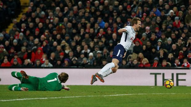 Harry Kane mencetak empat gol dalam lima laga terakhir di Liga Primer Inggris.