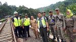 Potret Longsor di Bogor yang Hampir Menyentuh Rel Kereta