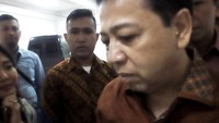 Saya itu nggak mengikuti. Itu urusan pak Fredrich, kata Novanto saat tiba di Pengadilan Tipikor, Jalan Bungur Besar, Jakarta Pusat, Senin (5/2/2018). (Foto: Haris Fadhil/detikcom)