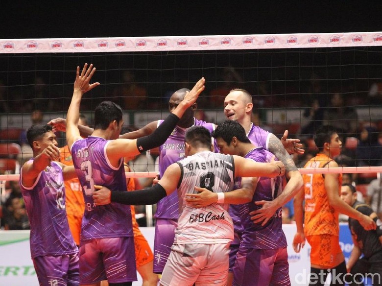 Palembang Bank Sumsel Babel Kalahkan Jakarta BNI 3-0 Palembang Bank Sumsel Babel Kalahkan Jakarta BNI 3-0