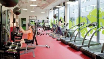 Tempat gym bisa dipakai cuma-cuma kapan saja. Foto: google