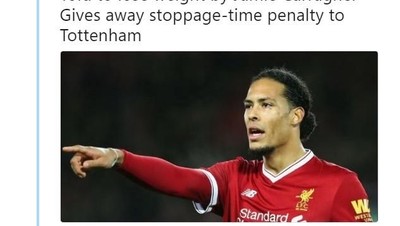 Meme Kesialan Liverpool Setelah Beli Van Dijk
