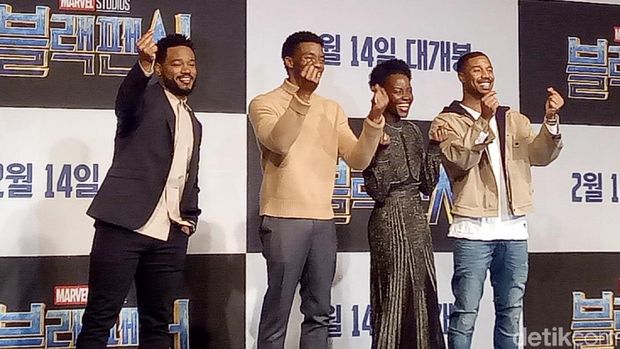 Para bintang film 'Black Panther'
