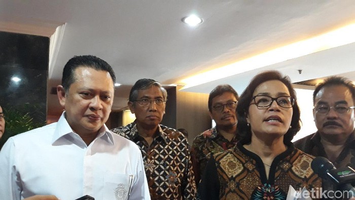 Bamsoet Bertemu Sri Mulyani di DPR, Ini yang Dibahas